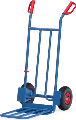 Produktbild von fetra Paketkarre, 620 x 1150 x 849 mm (LxHxT), Lufträder 260 x 85 mm