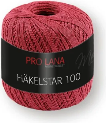 Produktbild von Pro Lana Häkelstar 100,100g,100% Baumwolle,Filethäkelgarn,566m LL, NS 1,5-2 mm 31 bordeaux