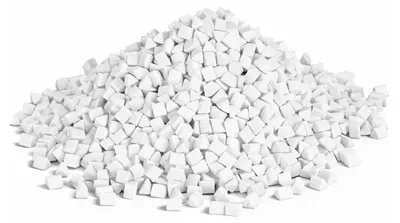 Productafbeelding van Keramische steenpolijstkorrels - Driehoekig - 4 mm - 500 g
