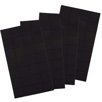 Produktbild von WINTEX Magnetplättchen - 4x28 Quadratische Magnet Plättchen Pro Blatt - Magnete Stark & Selbstklebend - Selbstklebende Quadratische Mini Klebemagnete
