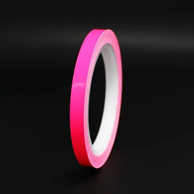 Produktbild von 10m Zierstreifen 8mm Neon Pink Dekorstreifen Auto Motorrad Boot Modellbau Klebestreifen
