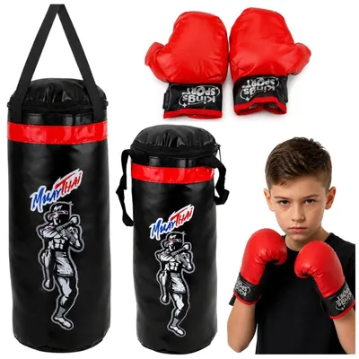Immagine prodotto di Sacco da boxe per bambini, set per l'allenamento - Leantoys