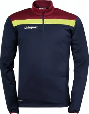 Produktbild von Uhlsport Offense 23 Ziptop Kinder - Marine / Bordeaux / Neongelb