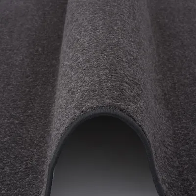 Produktbild von Trend Velours Teppich Kurzflor Einfarbig Modern, Größe:100x300 cm, Farbe:Anthrazit