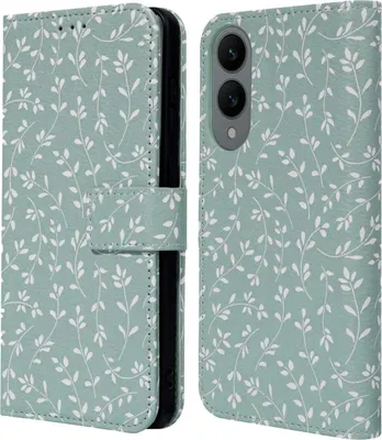 Image de imoshion Bibliothèque design pour le Samsung Galaxy S25 Edge - Fleurs vertes fumées