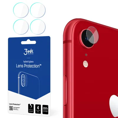 Produktbild von 3mk Hybridglas Lens Protection für Apple iPhone Xr Kamera Objektiv Kameralinse 0,16mm 6H (4 Stück)
