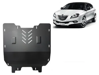 Obrázok produktu pre Ochranný kryt podvozku z ocele pre motor a prevodovku, určený pre vozidlá Lancia Delta, modelové roky 2008 - 2014