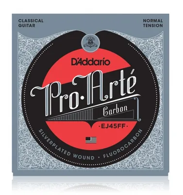 Obrázek produktu pro D'Addario EJ45FF, Kytara, Fluorovaný uhlovodík, Klasický, 6 kusů