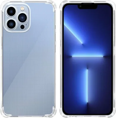 Produktbild von Cadorabo Hülle für Apple iPhone 13 PRO MAX in VOLL TRANSPARENT Schutzhülle aus flexiblem TPU Silikon Back Case Cover Etui Handy Hülle