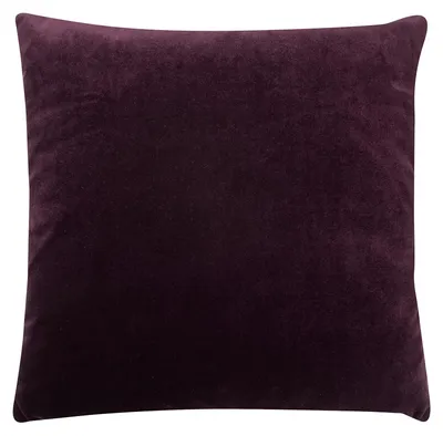 Produktbild von Traumschlaf Dekokissenhülle Raya 45x45 cm aubergine