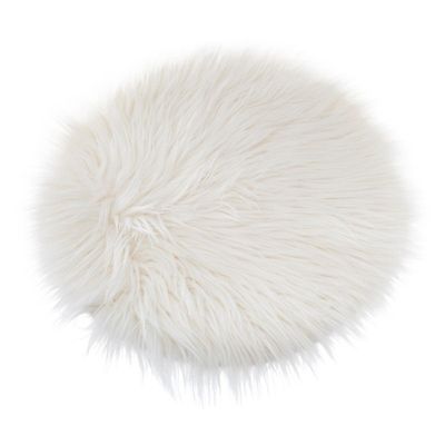 Pokrowiec na krzesło "Oslo" - kość słoniowa - D32 cm - Atmosphera créateur d'intérieur