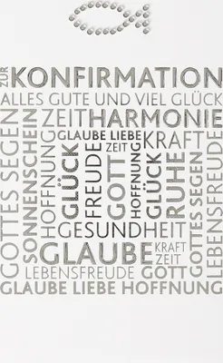 Produktbild von Konfirmation - Glückwunschkarte im Format 11,5 x 17 cm mit