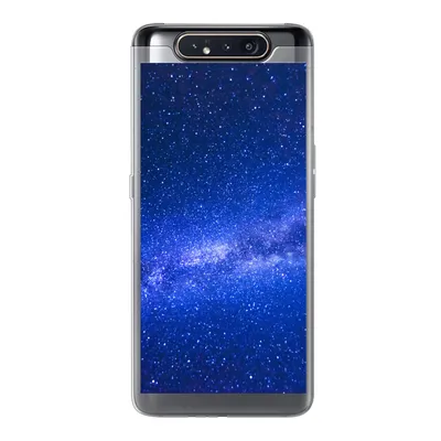 Produktbild von MuchoWow® Handyhülle Schutzhülle Hülle für Samsung Galaxy A80 Sternenhimmel - Universum - Blau - Jungen - Mädchen - Kinder Silikon Softcase Handy Hülle - Schutzdeckel