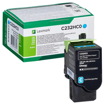 Produktbild von Lexmark C232HC0, 2300 Seiten, Cyan, 1 Stück(e)