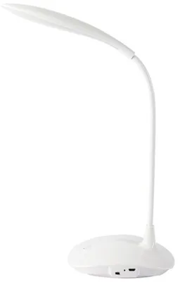 Zdjęcie produktu dla Lampa biurkowa LED – elastyczna – z diodami LED – mała lampka biurowa – z regulacją jasności – 3 poziomy jasności – ładowana przez USB – idealna do nauki i pracy biurowej