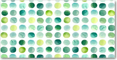 Produktbild von Tulup® Leinwandbild -100x50 cm - Wandkunst - Drucke auf Leinwand - Leinwanddruck  - Sonstige - Grün - Grüne Punkte