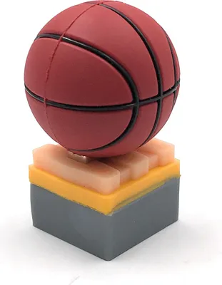 Produktbild von Onlineworld2013 Basketball Ball auf Spielfläche Sport Mannschaft Funny USB Stick 128 GB USB 3.0