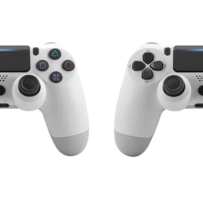 Produktbild von Kompatibler PS4-Controller – DualShock Wireless Bluetooth Präzise Steuerung weiß