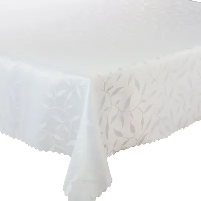 Produktbild von Fleckenresistente Tischtücher 154 Weiß Blatt 130x340 cm