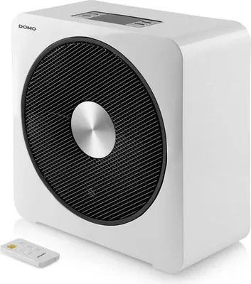 Immagine prodotto di Termoventilatore in Vetroceramica, 2500 W, DOMO DO7344H, regolabile da 5 a 35 °C, 34,8 x 18,3 x 35,2 cm, bianco