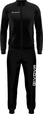 Produktbild von Givova Cuba Trainingsanzug Schwarz L Mann Schwarz L
