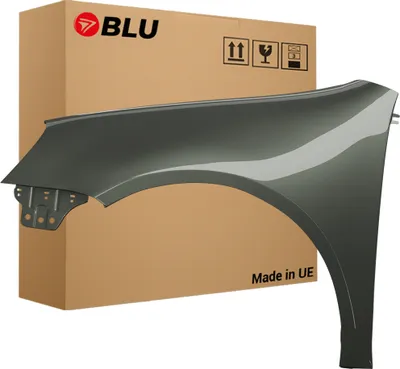 Immagine prodotto di BLU Parafango compatibile con VW Volkswagen Golf V 5 Hatchback LA6Q Sinistra Grün SageGreen | 2003-2009 | Anteriore | Verniciato | Pronto per il montaggio | Acciaio