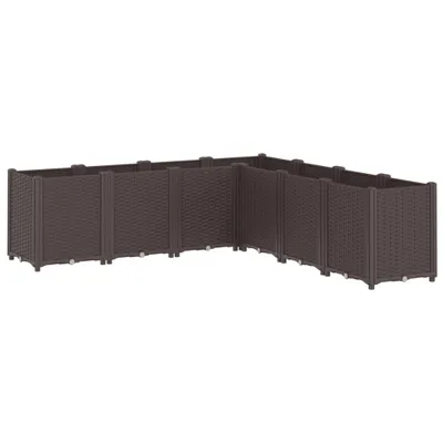 Produktbild von Pflanzkübel Braun 160x160x53 cm PP