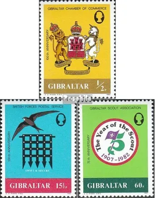 Produktbild von Briefmarken Gibraltar 1982 Mi 453-455 (kompl.Ausg.) postfrisch Handelskammer