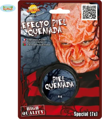 Obrázok produktu pre Zombie Halloween make-up strašidelný efekt make-up horor party, farba: červená