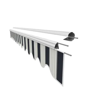 Produktbild von VANA Markisen Volant für 3,5 m Markisen Markisenstoff Markisentuch Sonnenschutz nur Volant fertig genäht Maße 3,38 x 0,21 m Design SPD037