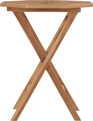 Produktbild von vidaXL Klappbarer Gartentisch 60×60×75 cm Teak Massivholz