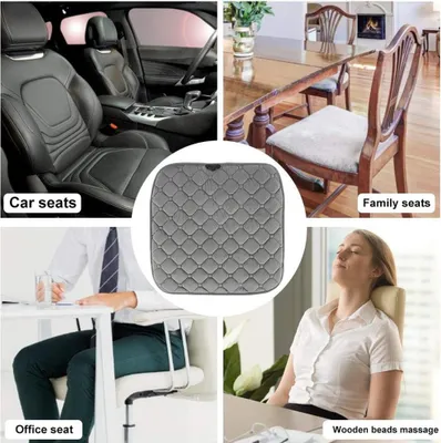 Produktbild von Beheiztes Autositzkissen USB Winter Comfort mit rutschfester Unterseite