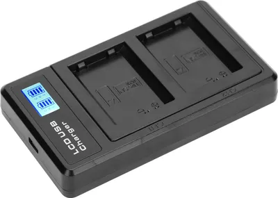 Obrázok produktu pre LCD displej, dobíjateľná lítiová batéria, duálna nabíjačka, nabíjacia stanica USB pre NPFW50