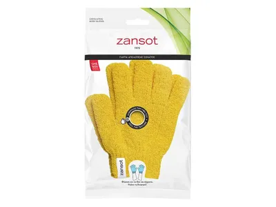 Produktbild von Zansot Peelinghandschuh, gelb