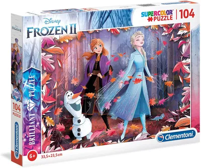 Produktbild von Clementoni Brilliant Puzzle Disney Frozen 2, 104st.