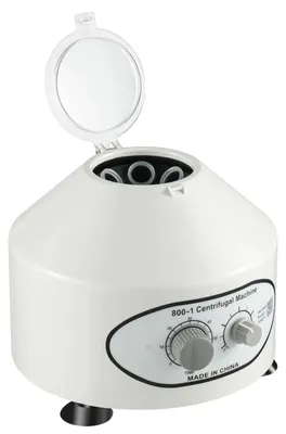 Zdjęcie produktu dla Wirówka laboratoryjna, pojemność 6 probówek, 4000 obr./min, biała, 220 V, wtyczka UE