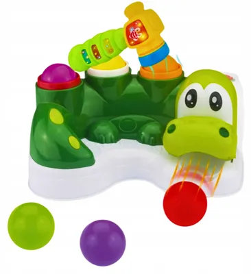Obrázek produktu pro Interaktivní dinosaurus s kladívkem a míčky pro děti