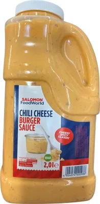 Produktbild von SALOMON Chili Cheese Burger Sauce 2L würzige Käsesauce für Burger & Dip Veggie