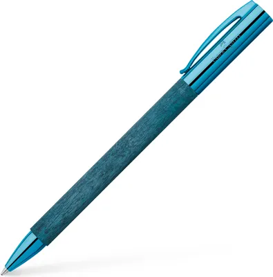 Immagine prodotto di FABER-CASTELL 148035 FABER-CASTELL Kugelschreiber Ambition blue wood, Schreibfarbe: schwarz, 1 St.
