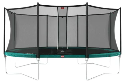 Produktbild von BERG Trampolin Grand Favorit Regular 520 + Sicherheitsnetz Comfort Grün
