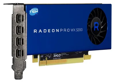 Immagine prodotto di Amd Radeon Pro Wx 3200 4gb Scheda Video Editing Rendering Workstation 4 Minidp