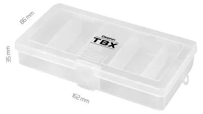 Obrázok produktu pre DELPHIN TBX One 162-5P, rybárska krabička, 16,2 × 8,6 × 3,5 cm, 101000508