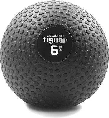 Produktbild von Tiguar Slam Ball 6 kg  Robuster Trainingsball mit rutschfester Wabenstruktur, gefüllt mit Sand, für intensives Ganzkörpertraining, Ø 23 cm