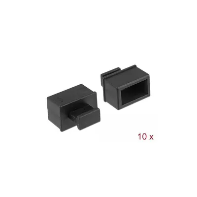 Produktbild von DeLOCK 64021, Schwarz, Polyethylen, 10 Stück(e)
