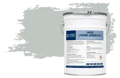 Image de Wixx Lasure Jardin UV+ - RAL 7035 | Gris clair - 1L