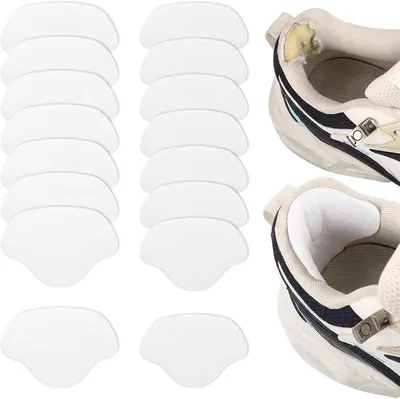 Image de Réparations de chaussures, 16 patchs autocollants blancs, pour la réparation des semelles