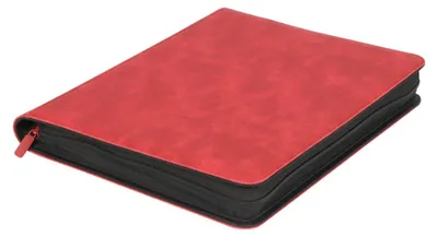 Produktbild von INF 9-Fach Kartenalbum 14 Seiten 252 Steckplätze PolyurethanEinband 33.50x39.80cm Rot