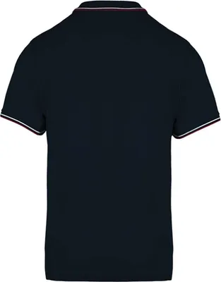Produktbild von Kariban Herren Polo-Shirt Polohemd Poloshirt Polo Shirt Freizeit Shirt, Größe:S, Farbe:Navy/Wine/White