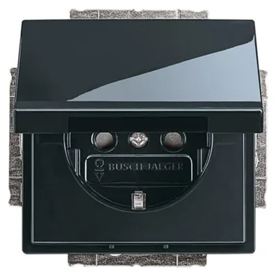 Immagine prodotto di Inserto per presa SCHUKO®, con coperchio ribaltabile 20 EUKBR-81 antracite