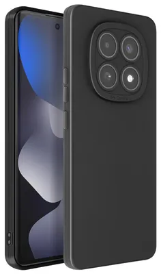 Produktbild von Avizar, Silikon Hülle mit Kamera Schutzverstärkung für Redmi Note 15, Schwarz